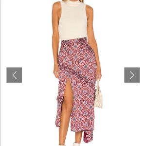 Majorelle Tallulah Midi Skirt in Mosaic Multi xxs